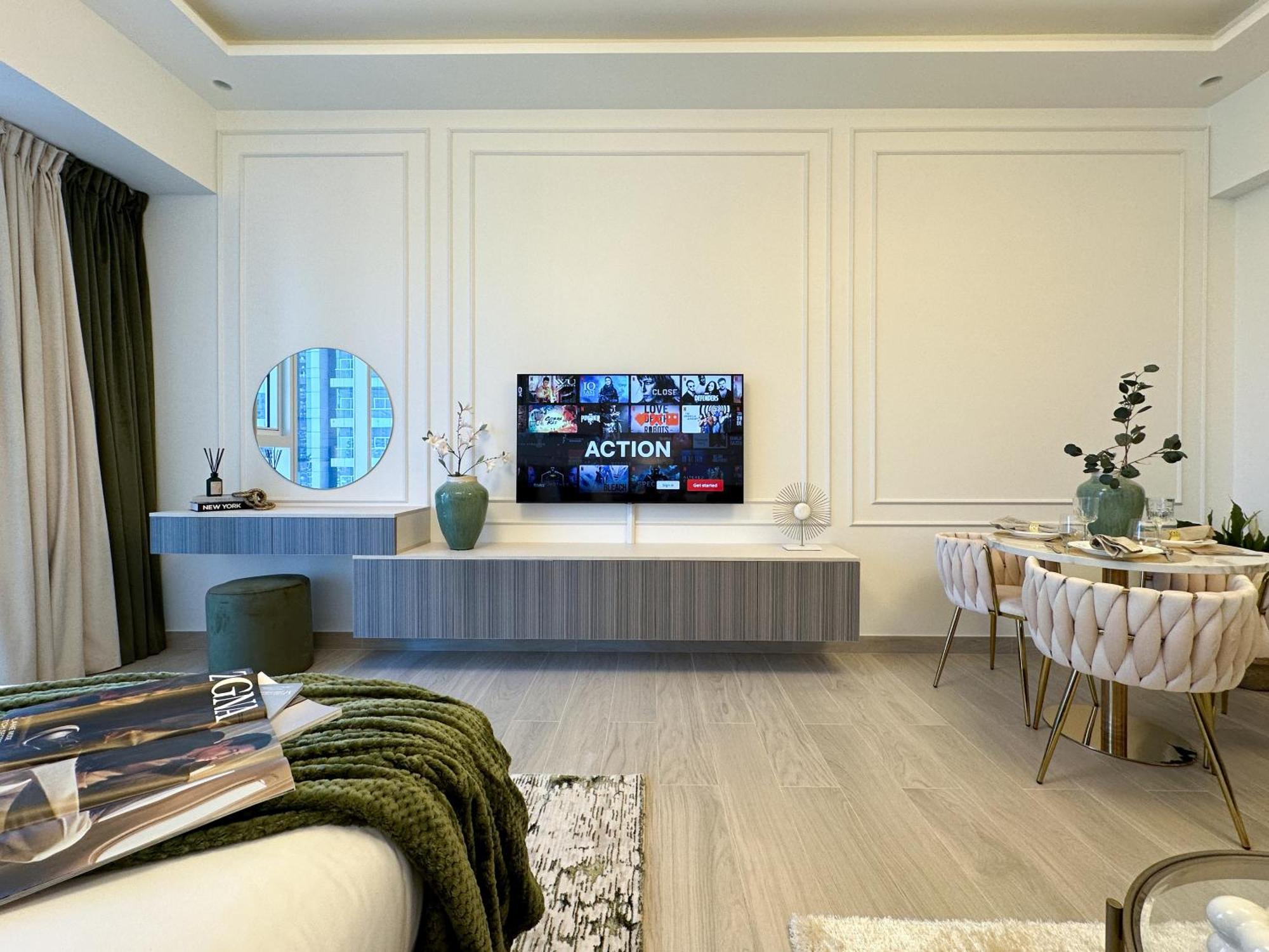 Apartment Trophy Elegant W Premium Facilities & Golf Simulator Dubai